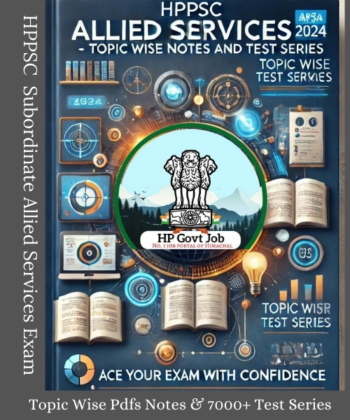 HPPSC Allied Services Study Material